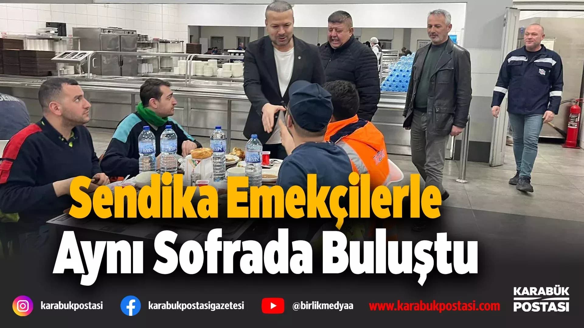 Yılmaz ve Ekibi Emekçilerle aynı sofrada buluştu