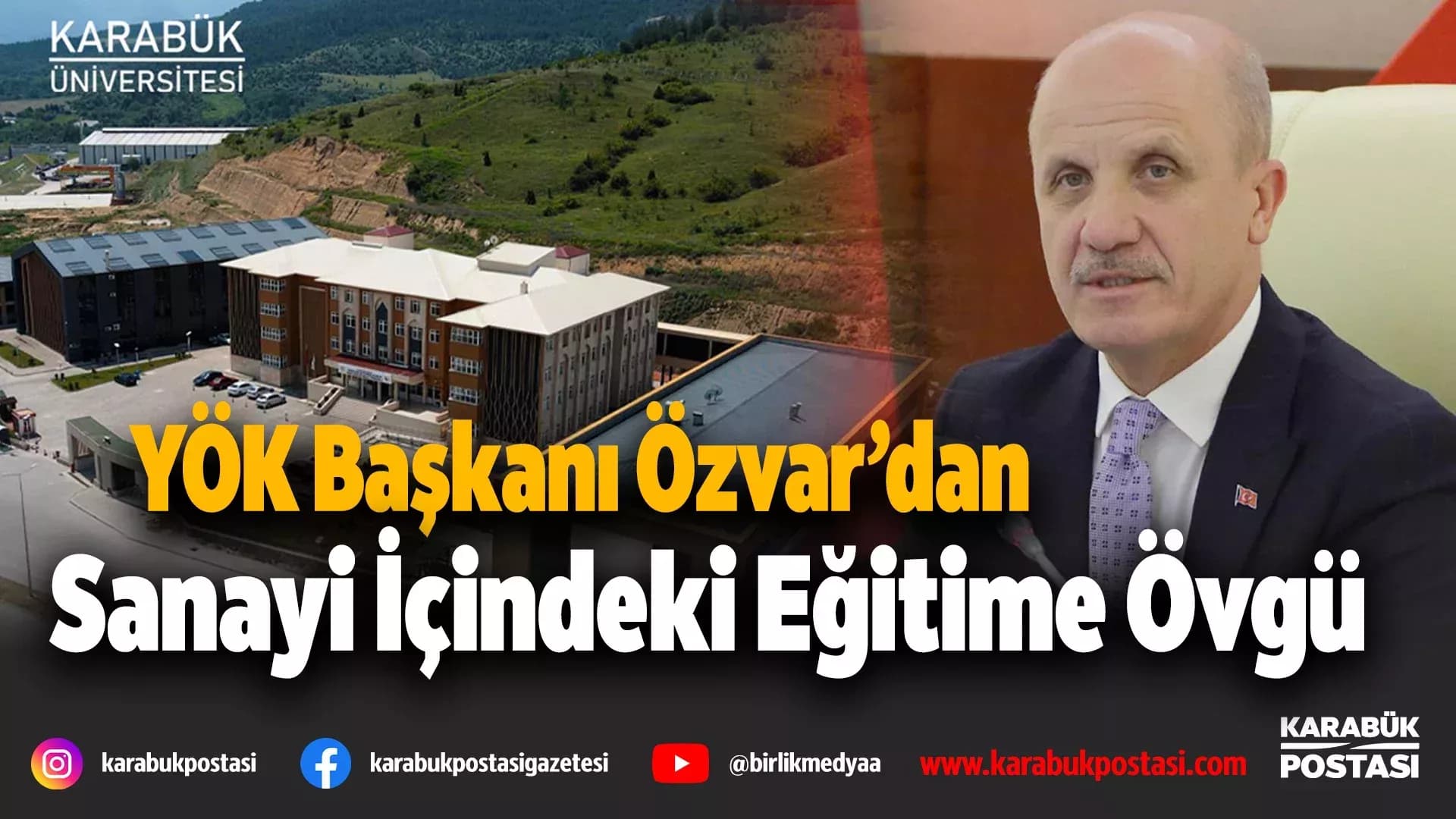 YÖK Başkanı Özvar: OSB-MYO Modeli 21 Üniversitede 22 Meslek Yüksekokuluna Ulaştı;