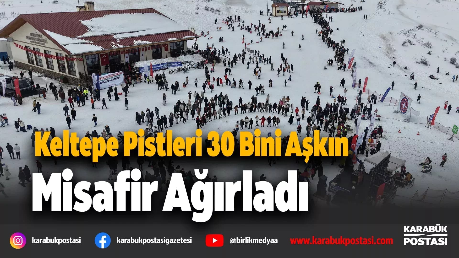 Keltepe Kayak Merkezinde kayak sezonu 50 gün sürdü
