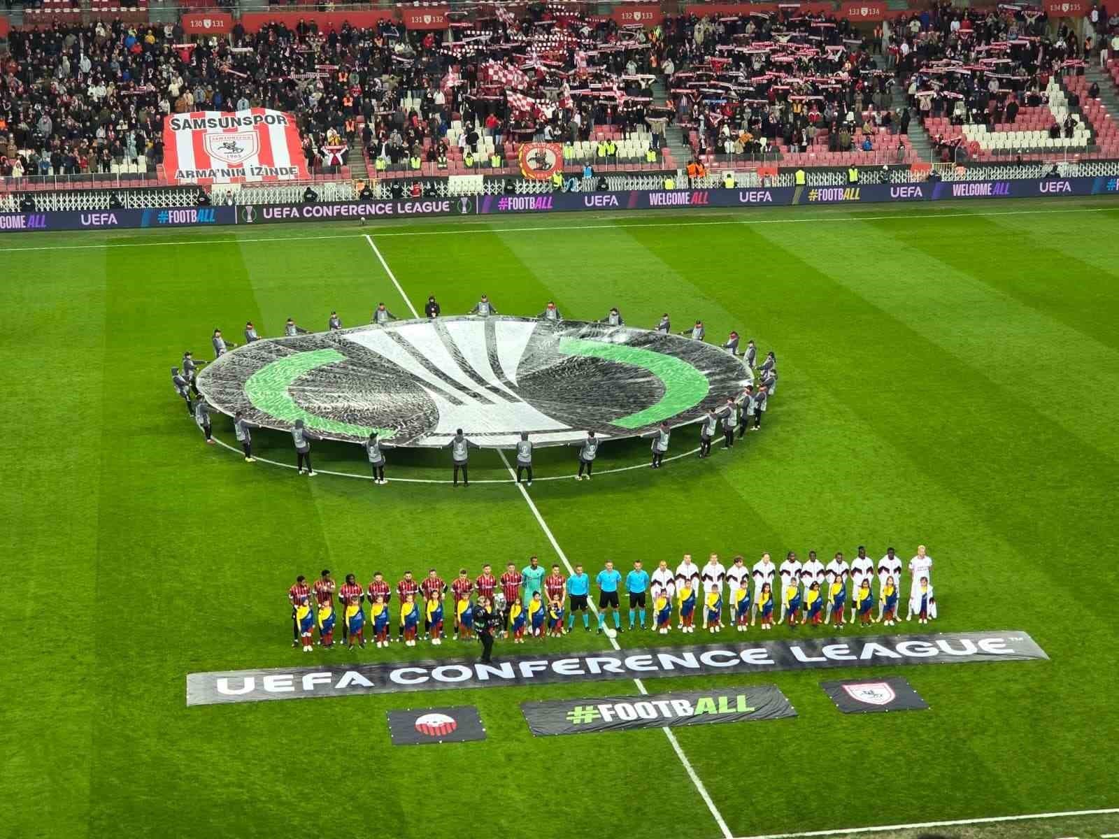 UEFA Konferans Ligi: Samsunspor: 0 - Shkendija: 0 (Maç devam ediyor)