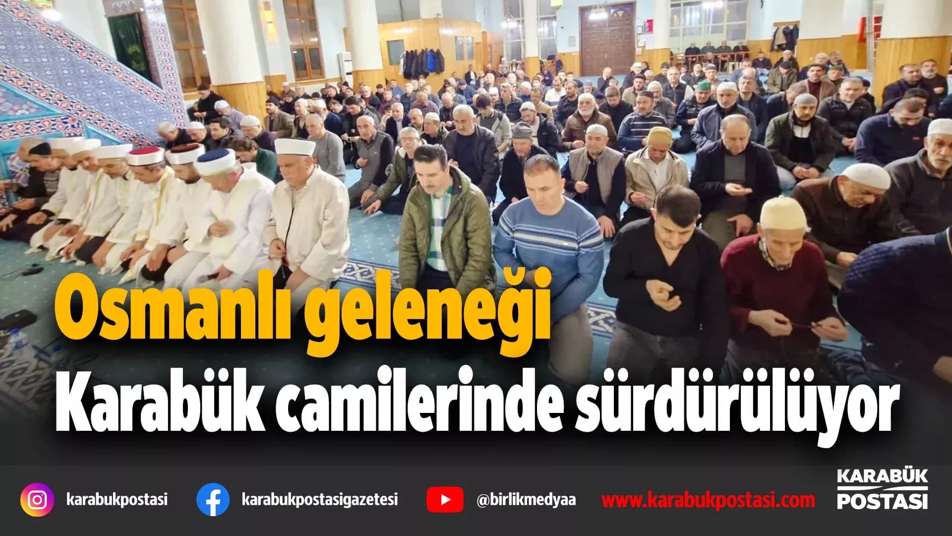 “Enderun Usulü Teravih Namazları” devam ediyor