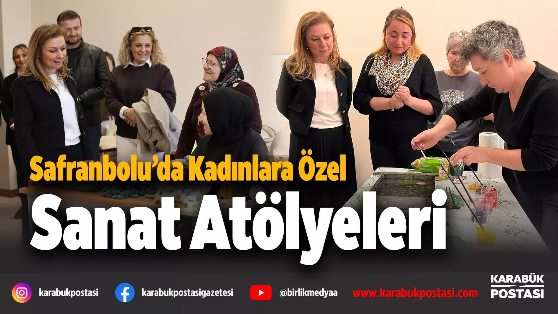 Kadınlar sanat atölyelerinde buluştu