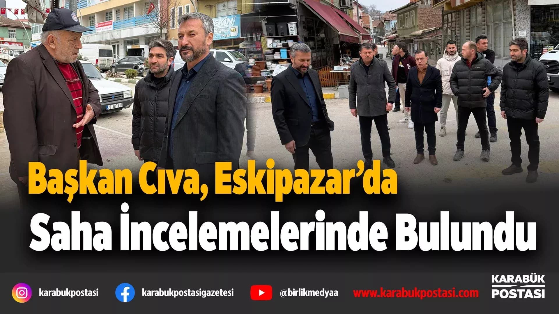 Başkan Cıva’dan saha mesaisi