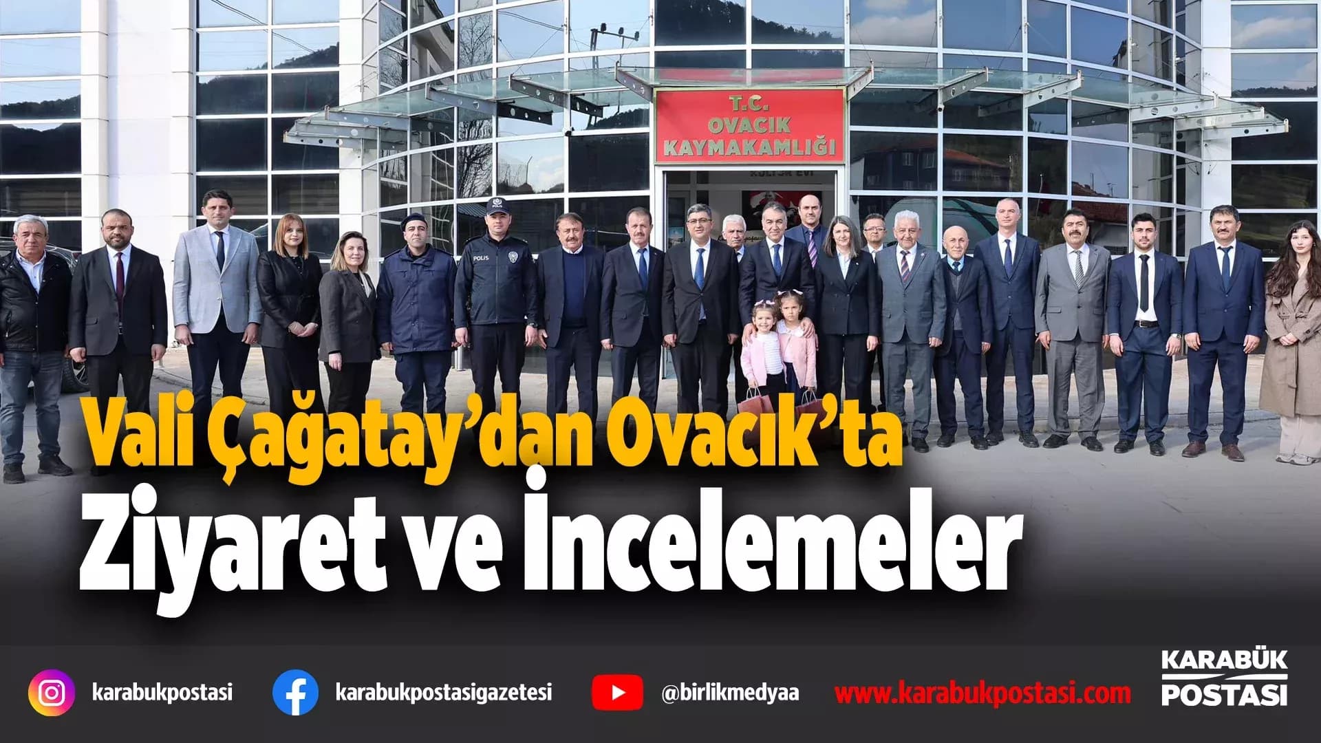 Vali Çağatay, Ovacık’ta İncelemelerde Bulundu