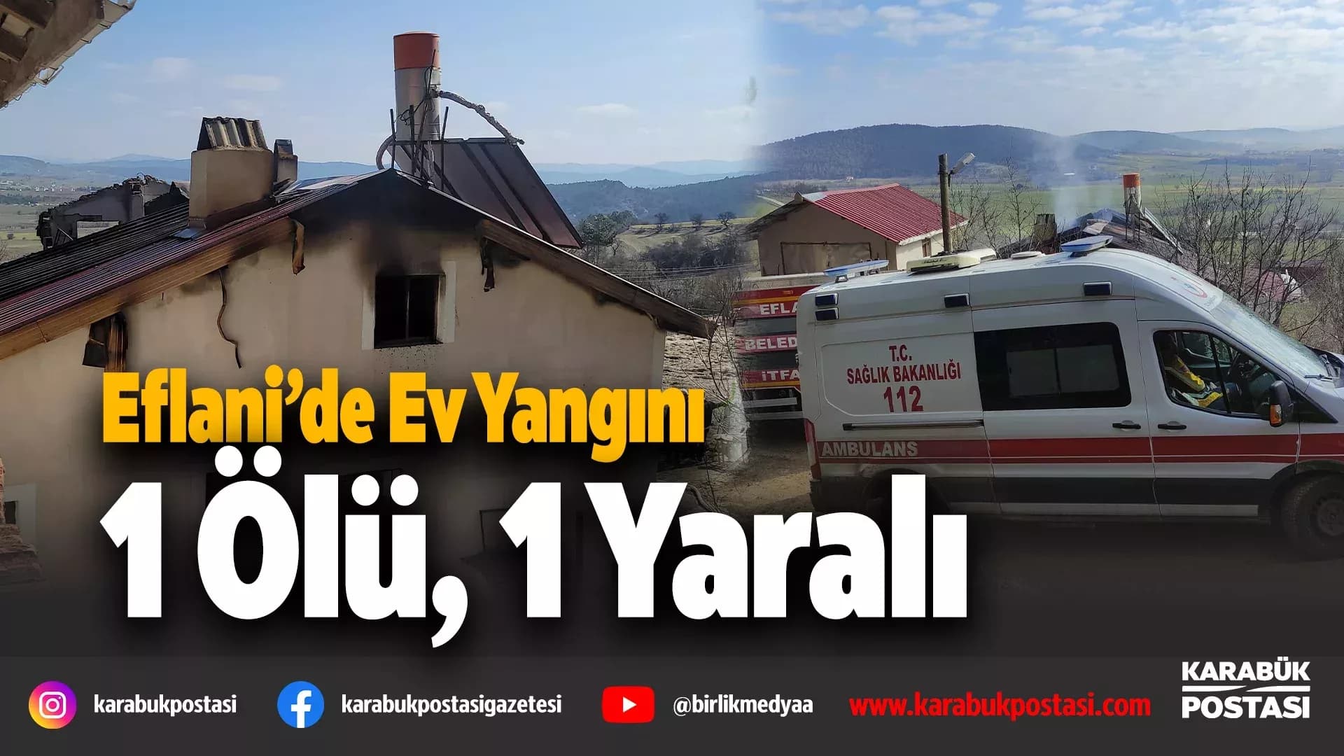 Eflani'de alevlere çatıdan müdahale etmek isterken yaşamını yitirdi