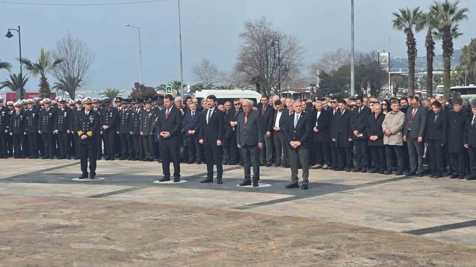 Karadeniz Ereğli’de Çanakkale Zaferi’nin 111. yılı törenle anıldı