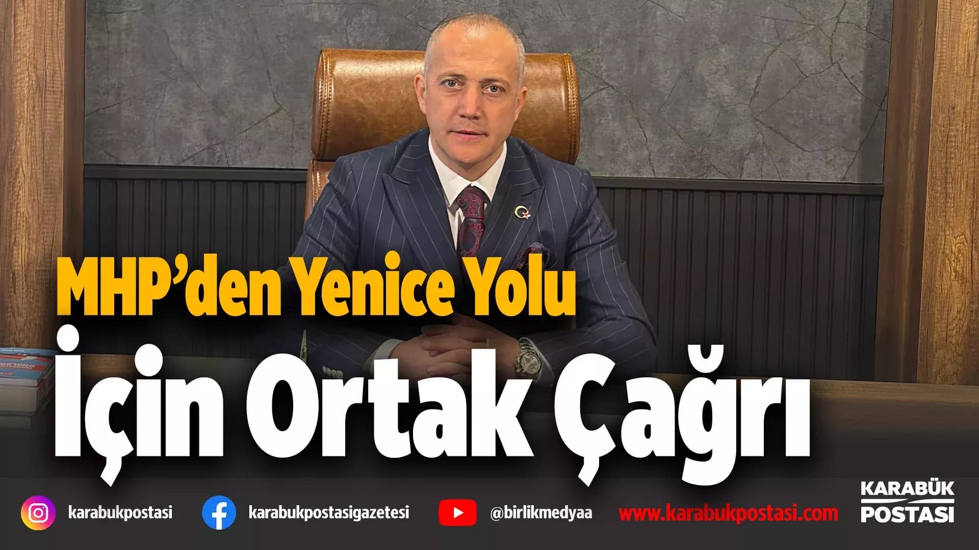 MHP İl Başkanı Gedikoğlu’ndan Yenice Yolu Çağrısı