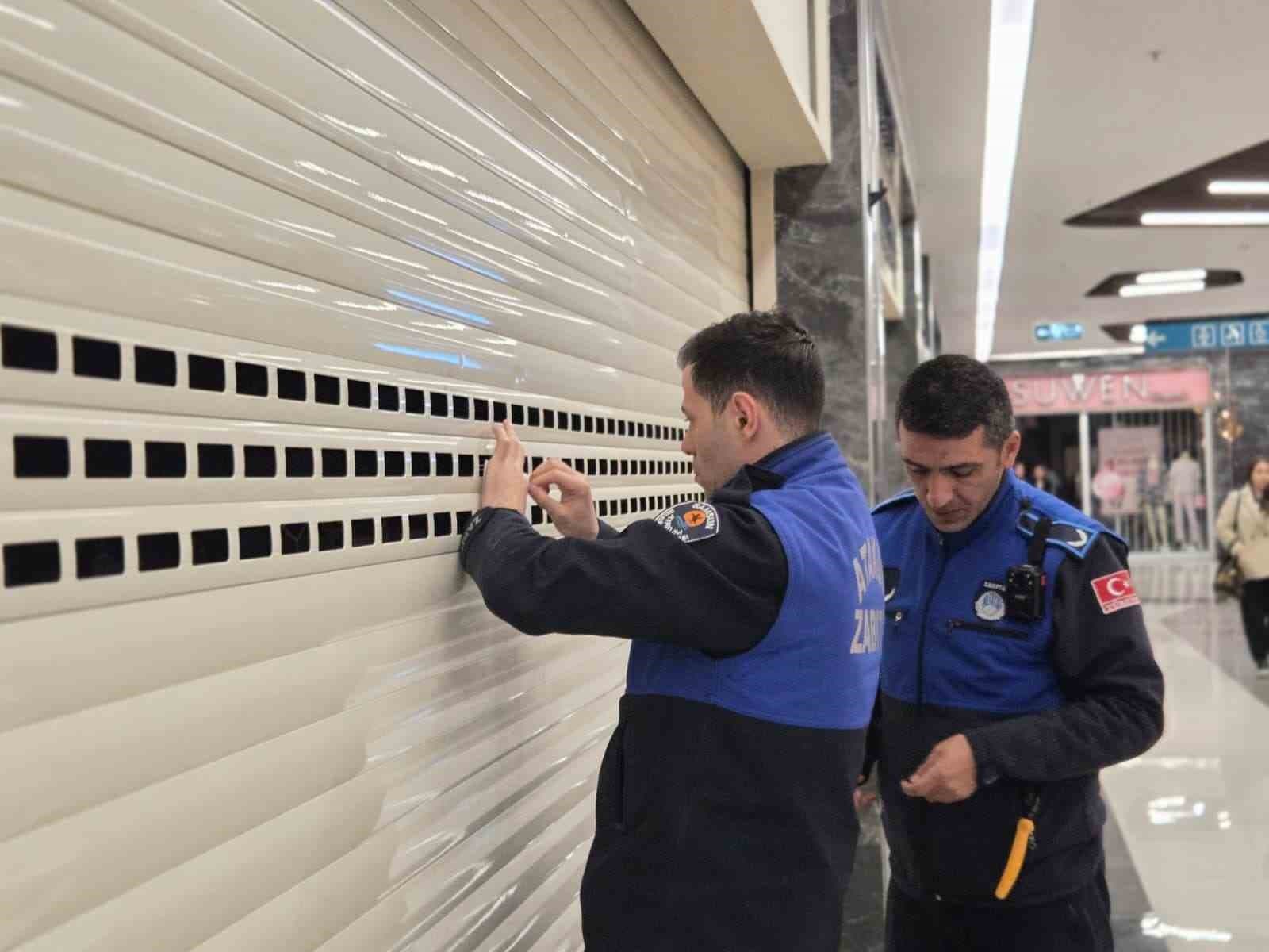 Samsun’da CityMall AVM’ye mühür
