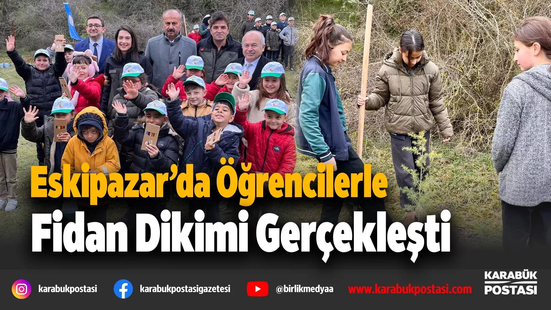 Eskipazar’da fidanlar geleceğe nefes oldu