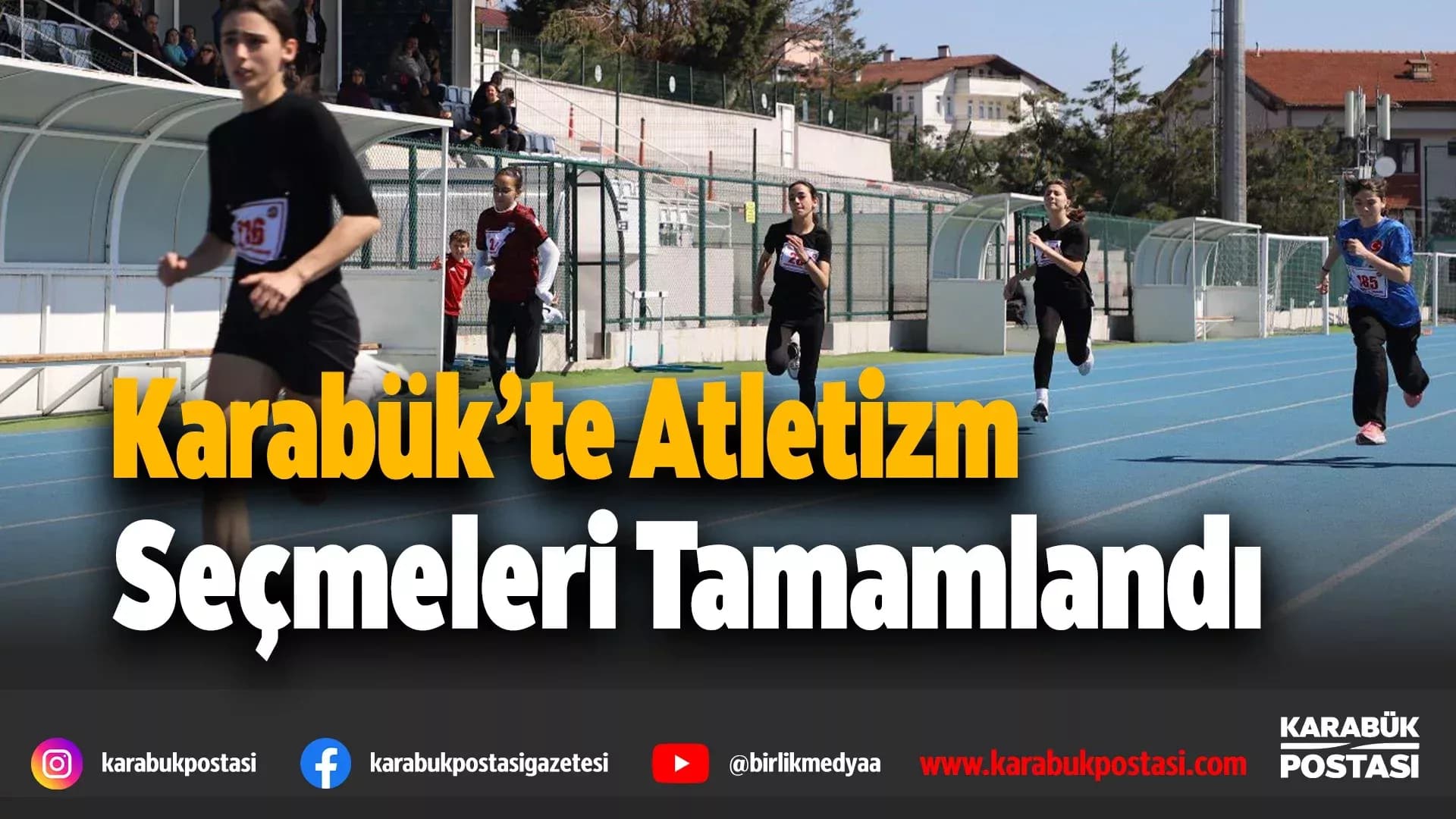 Karabük’te en hızlı sporcular seçildi