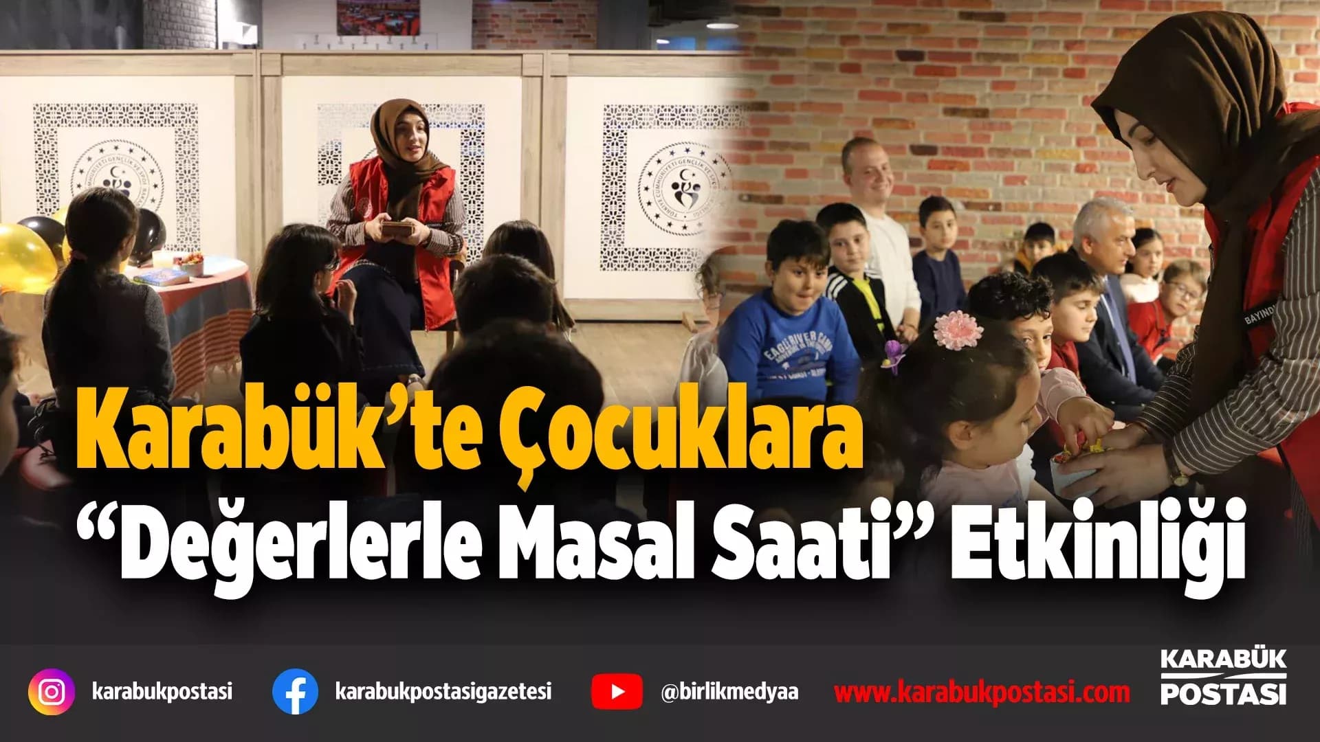 Stadyum Genç Ofis’te “Değerlerle Masal Saati” etkinliği