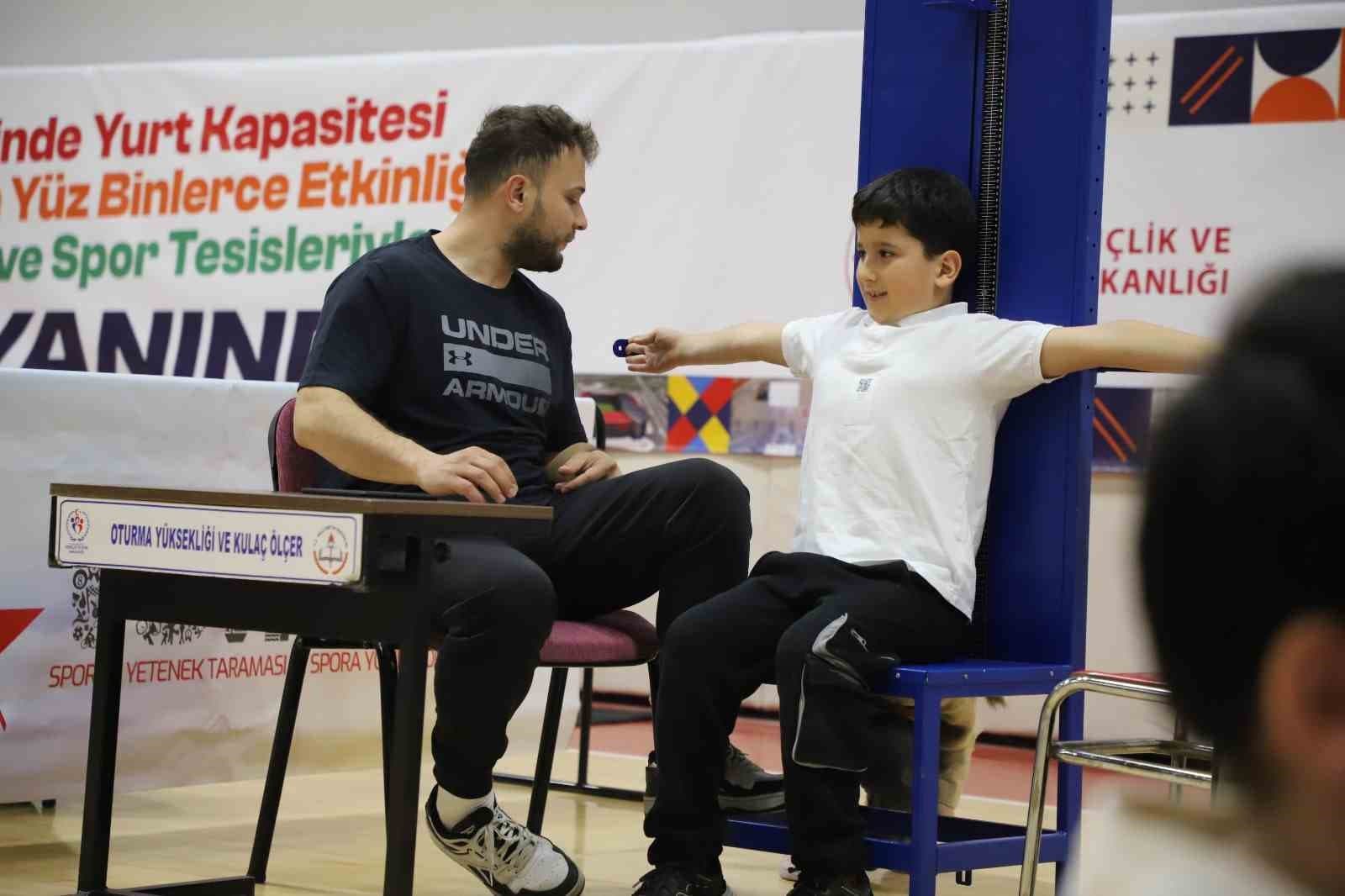Karabük’te yetenek taraması ve spora yönlendirme programı başladı