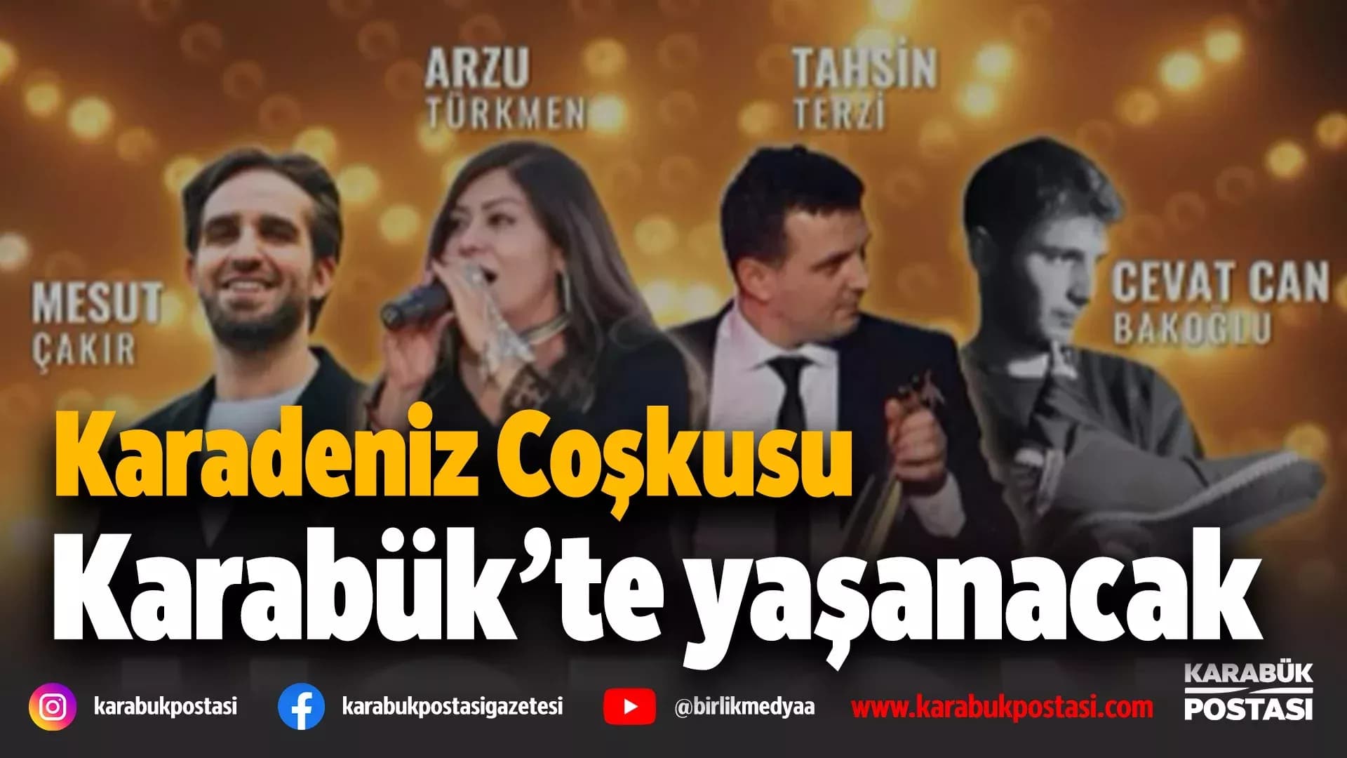 Karadeniz Coşkusu Karabük’te yaşanacak