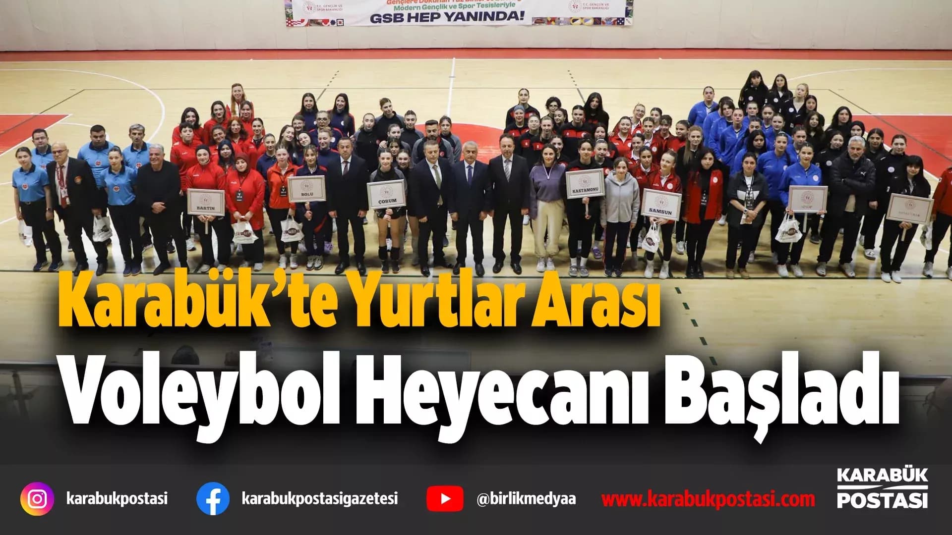 Yurt Lig Karadeniz Grup müsabakaları Karabük’te başladı