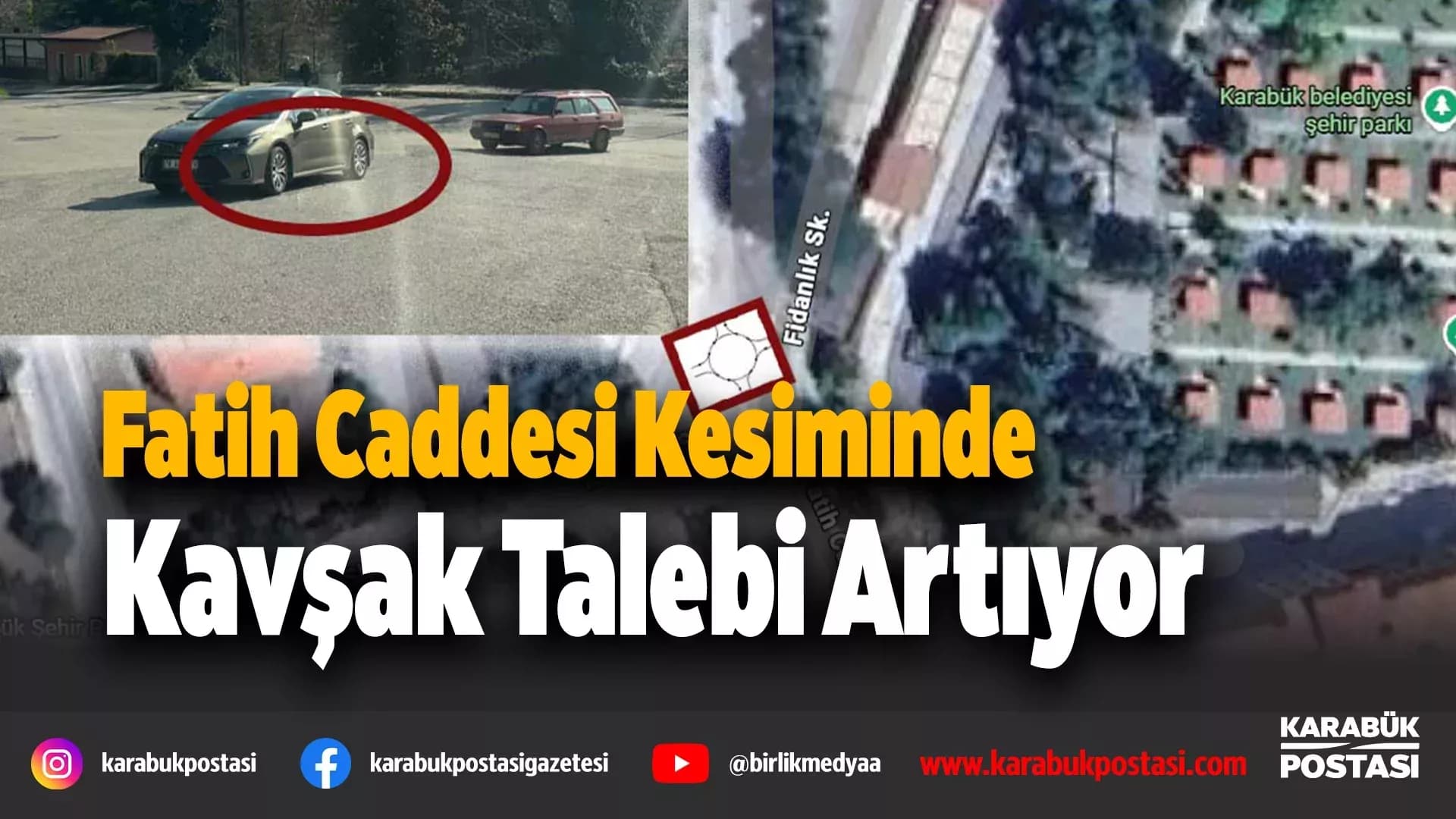Fatih Caddesi’ne kavşak talebi