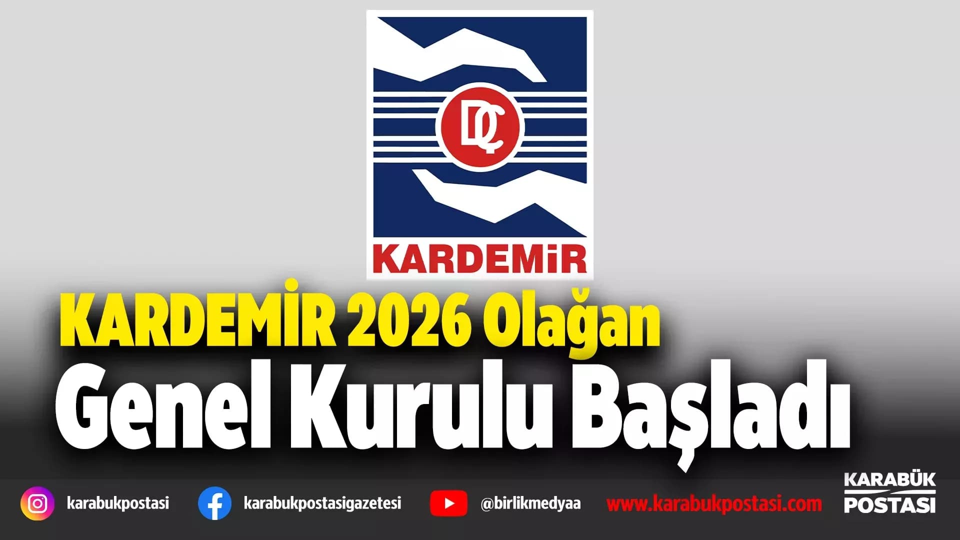 KARDEMİR Genel Kurulu bugün yapılacak