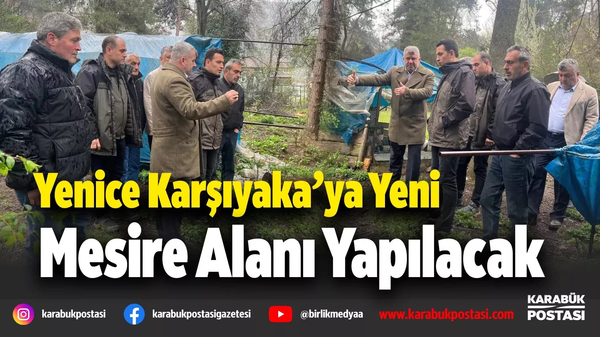 Yenice Karşıyaka’ya mesire alanı yapılıyor