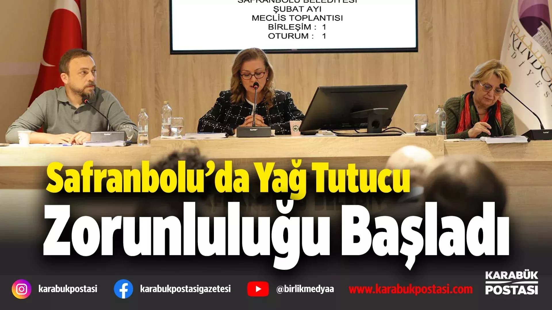 Safranbolu'da işletmelere yağ tutucu cihaz zorunluluğu getirildi