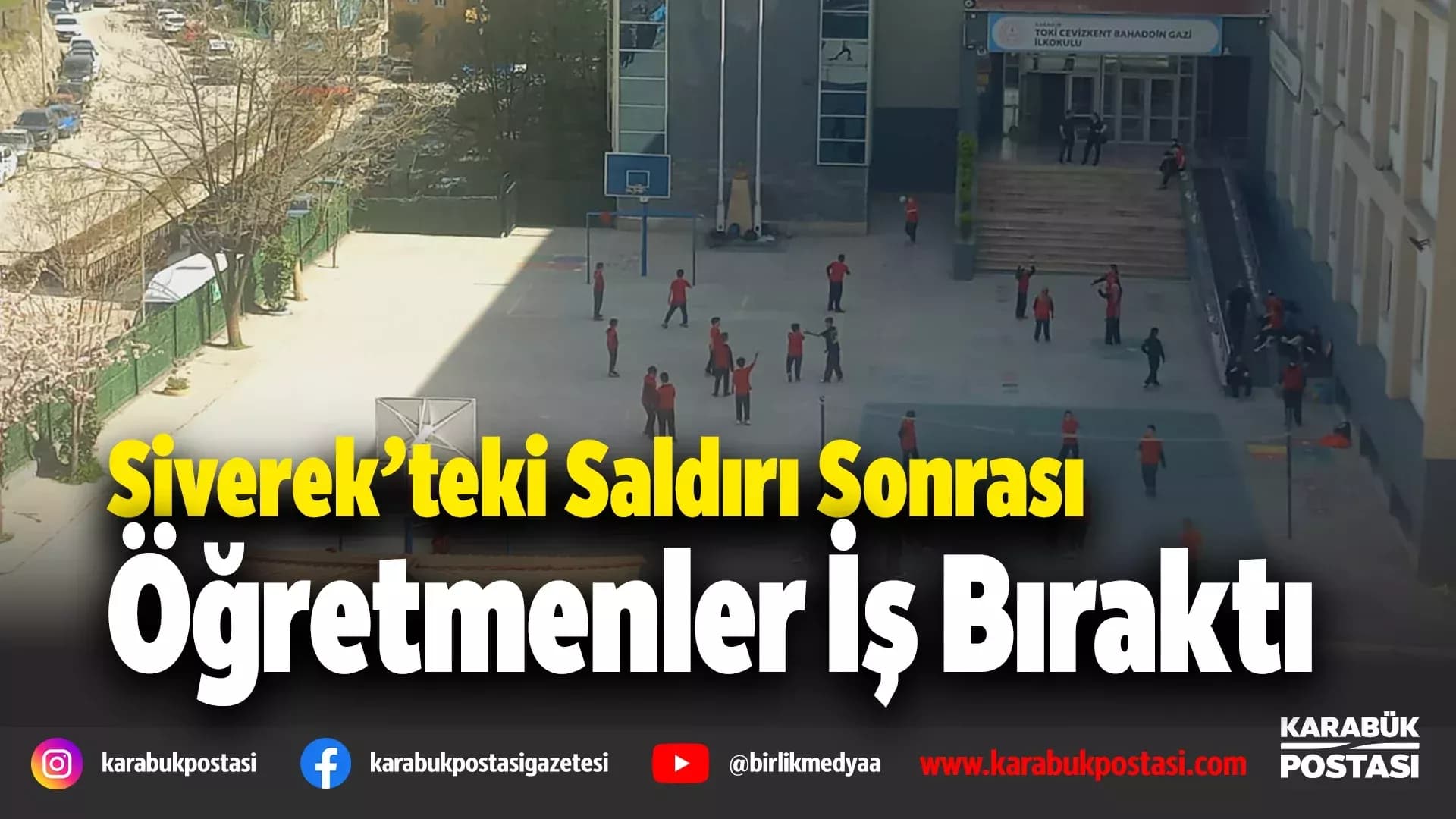 ÖĞRETMENLER İŞ BIRAKTI, ÖĞRENCİLER OKULA GİTTİ