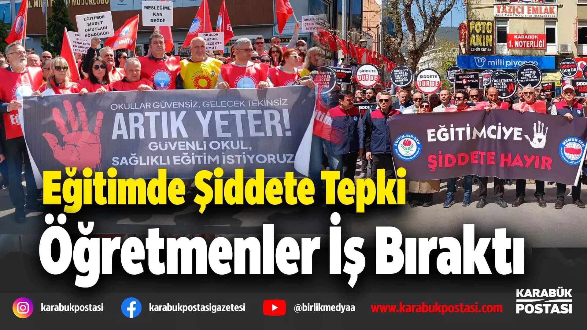 EĞİTİMCİLERDEN OKULLARDA ŞİDDETE TEPKİ