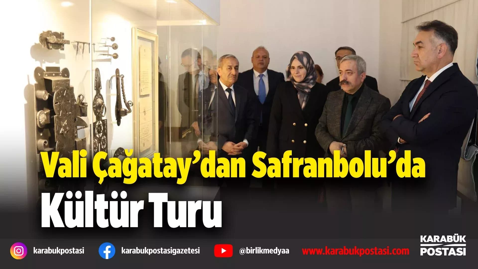 Vali Çağatay’dan Safranbolu’da eğitim ve kültür turu