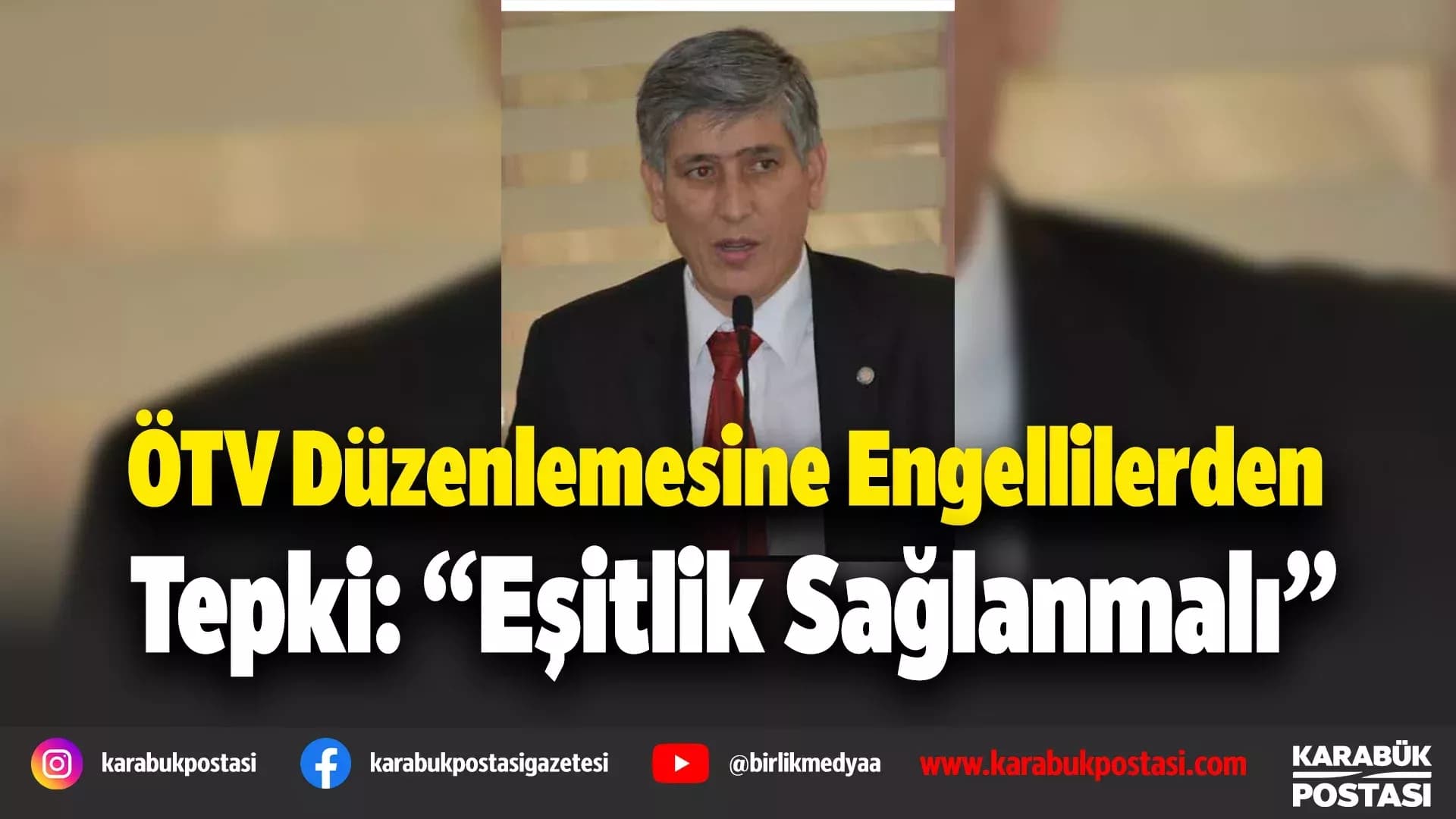 TSD Şube Başkanı Yılmaz’dan ÖTV eleştirisi
