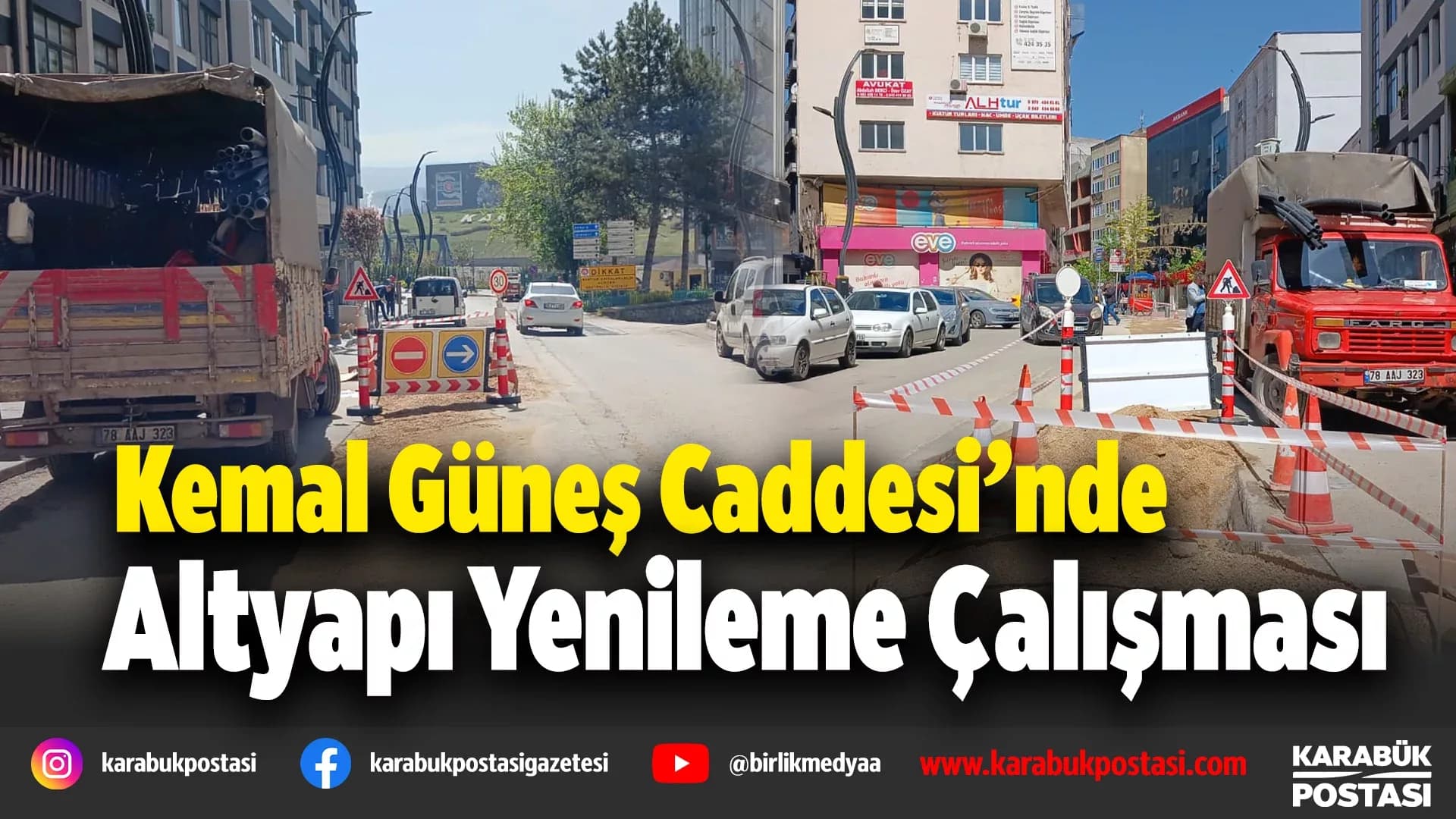 Karabük'te yağmur suyu hatlarına bakım yapılıyor