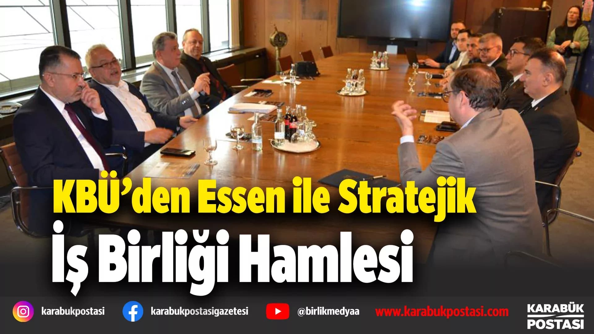 KBÜ ile Essen arasında stratejik ortaklık adımı