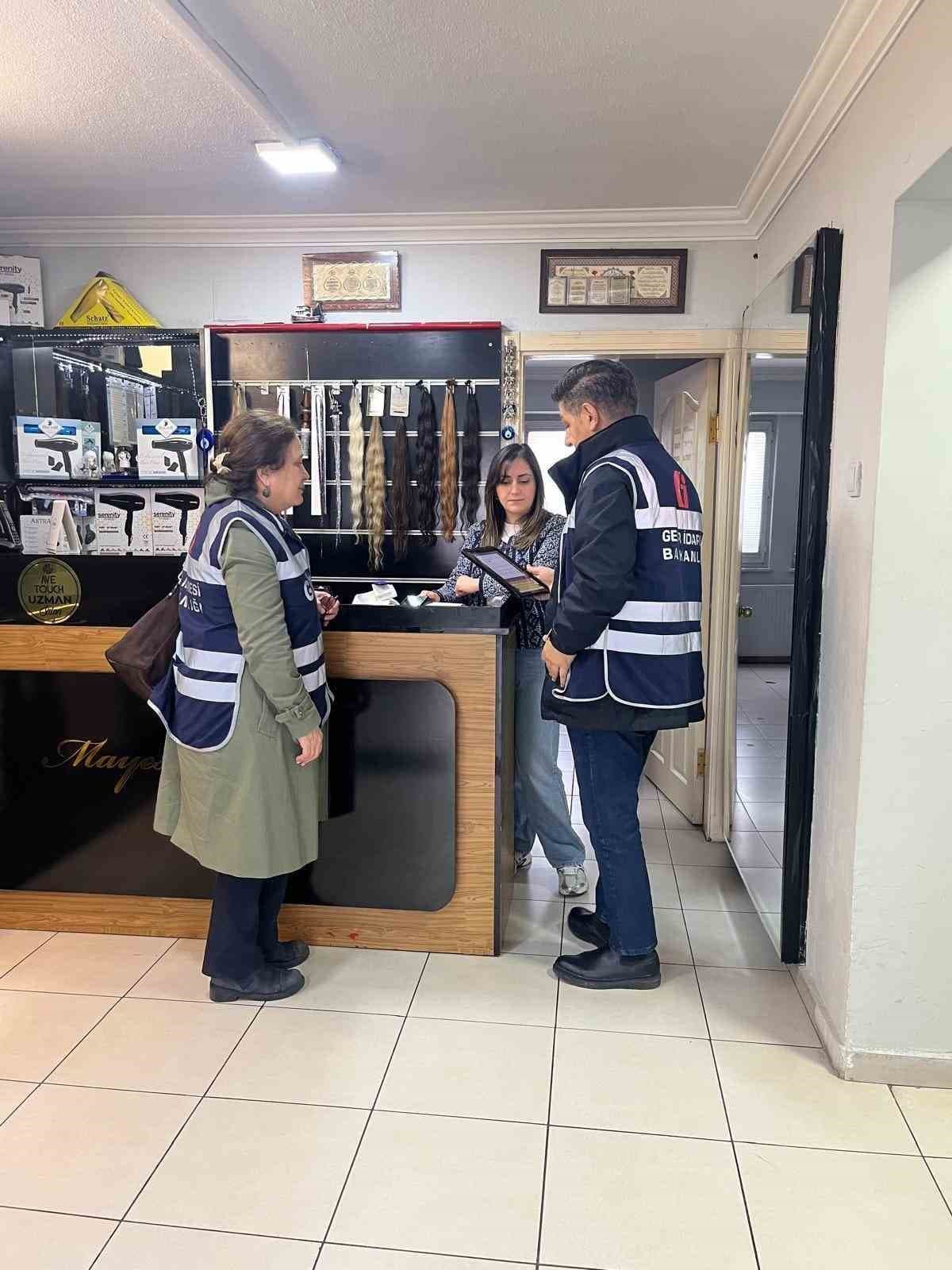 Zonguldak’ta kuaför ve güzellik salonları denetlendi