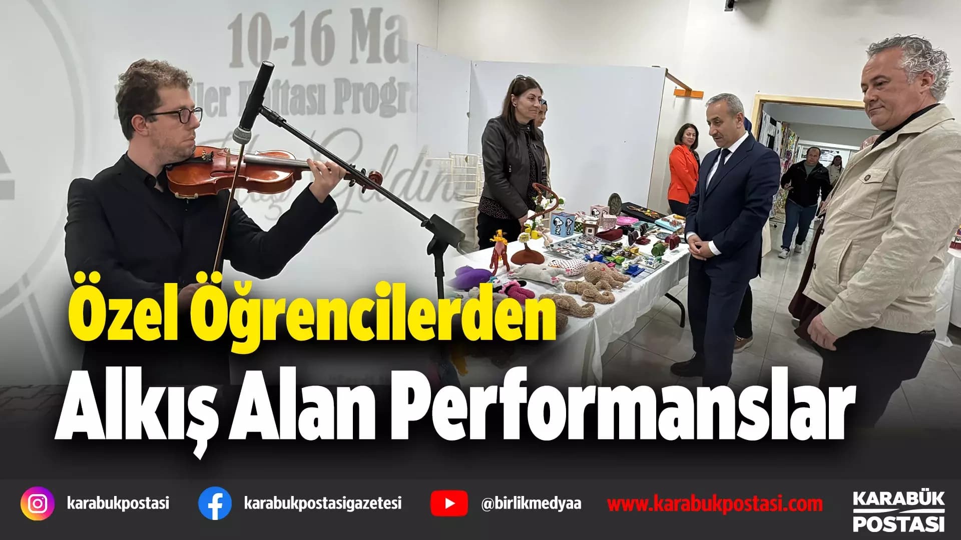Karabük'te engelsiz yetenekler sahne aldı