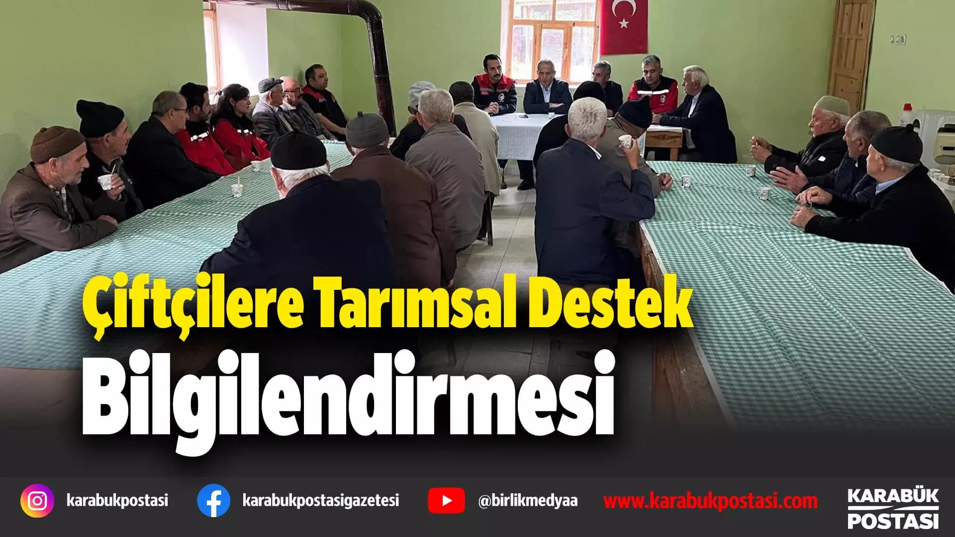 Eflani’de üreticiler bilgilendirildi