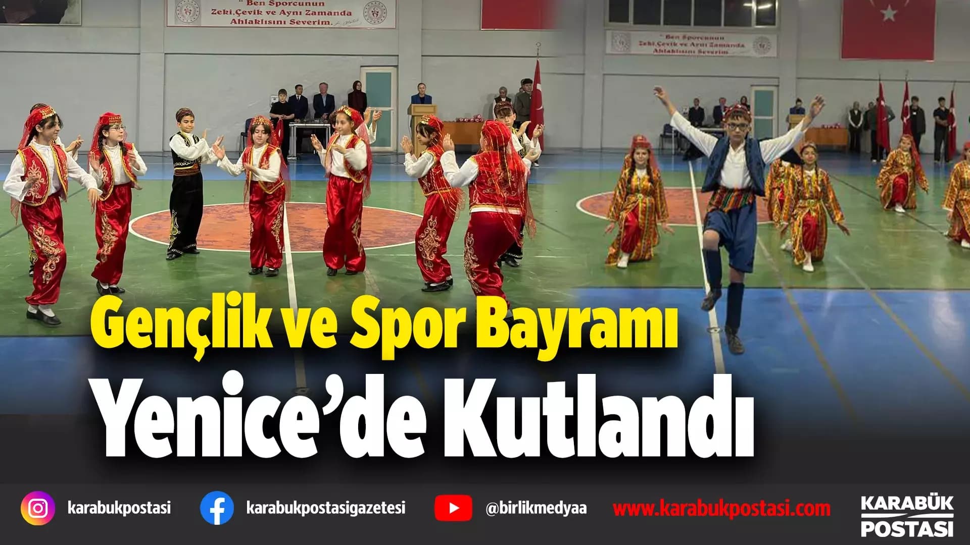Yenice’de Gençlik ve Spor Bayramı kutlandı