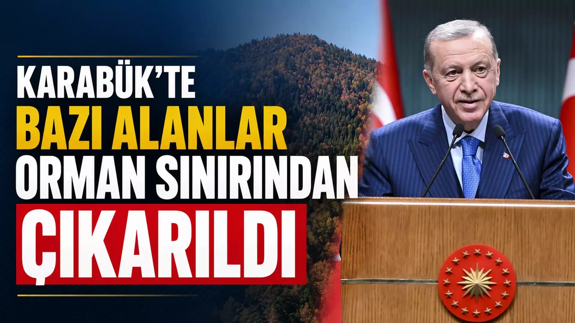Karabük’te Bazı Alanlar Orman Sınırından Çıkarıldı