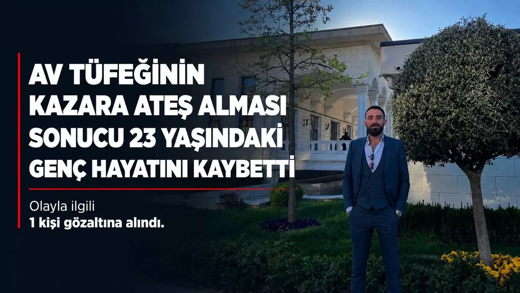Av tüfeği kazara ateş aldı: Kuzenini vurarak öldürdü