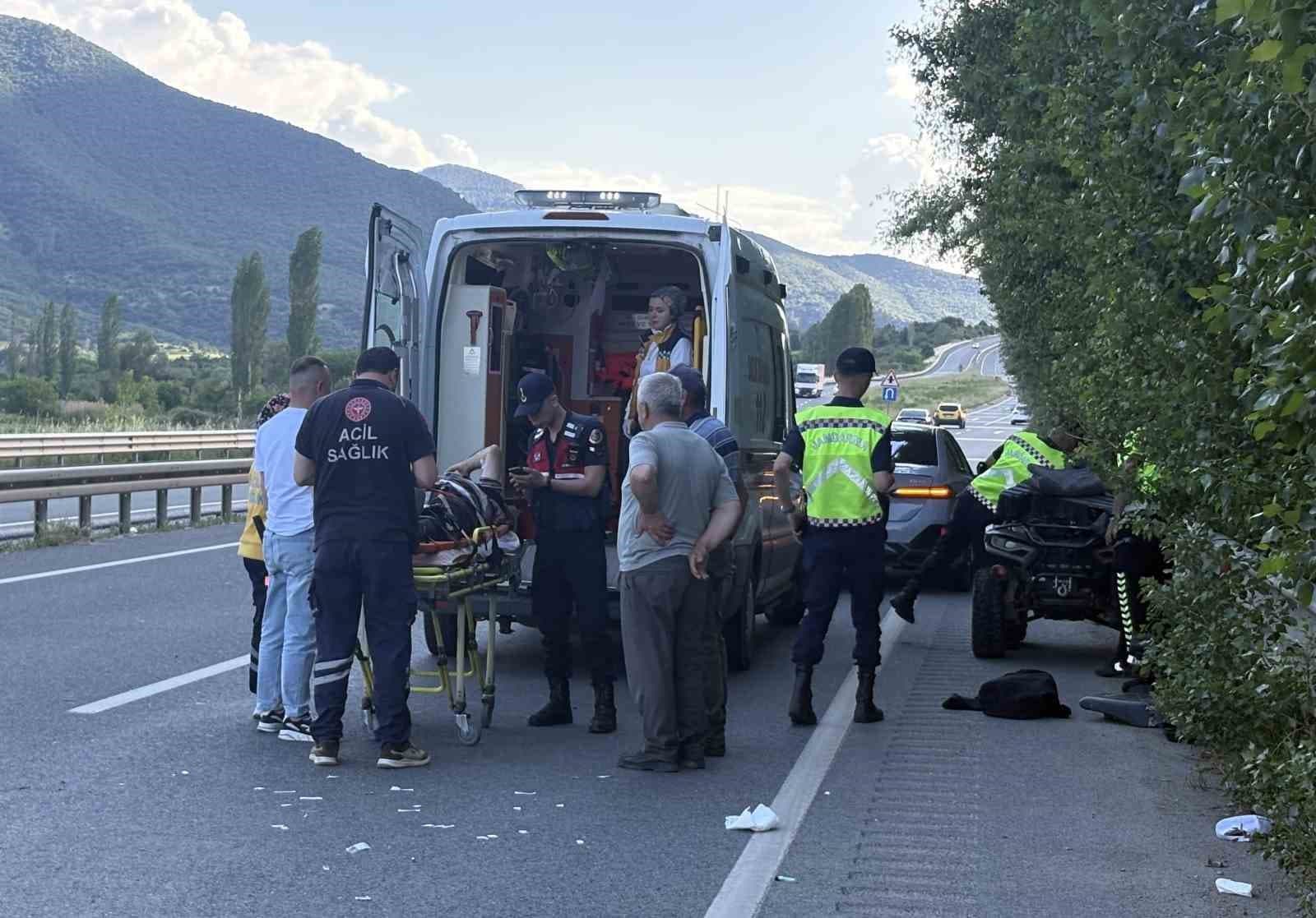 Kastamonu’da ATV kazası: 1 yaralı