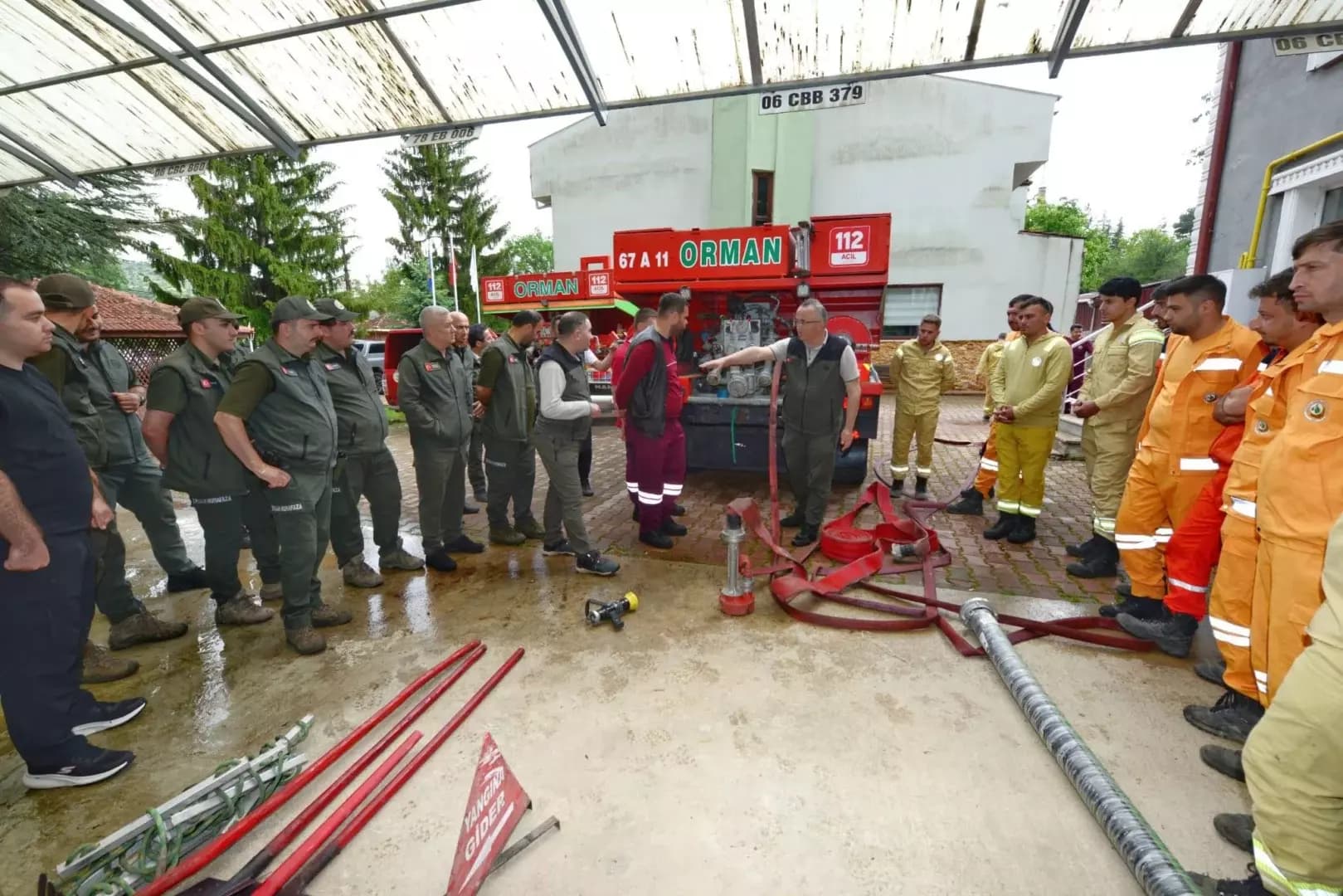 Eskipazar’da orman yangınlarına karşı eğitim
