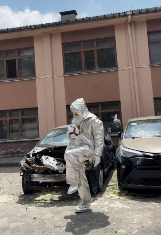 İtfaiyecilik bölümü öğrencilerinden Milli Takım’a anlamlı destek