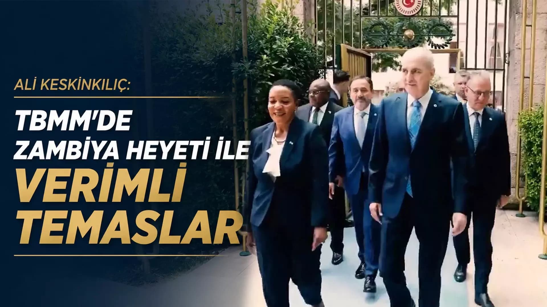 Milletvekili Keskinkılıç, Zambiya Heyeti ile TBMM’de Bir Araya Geldi