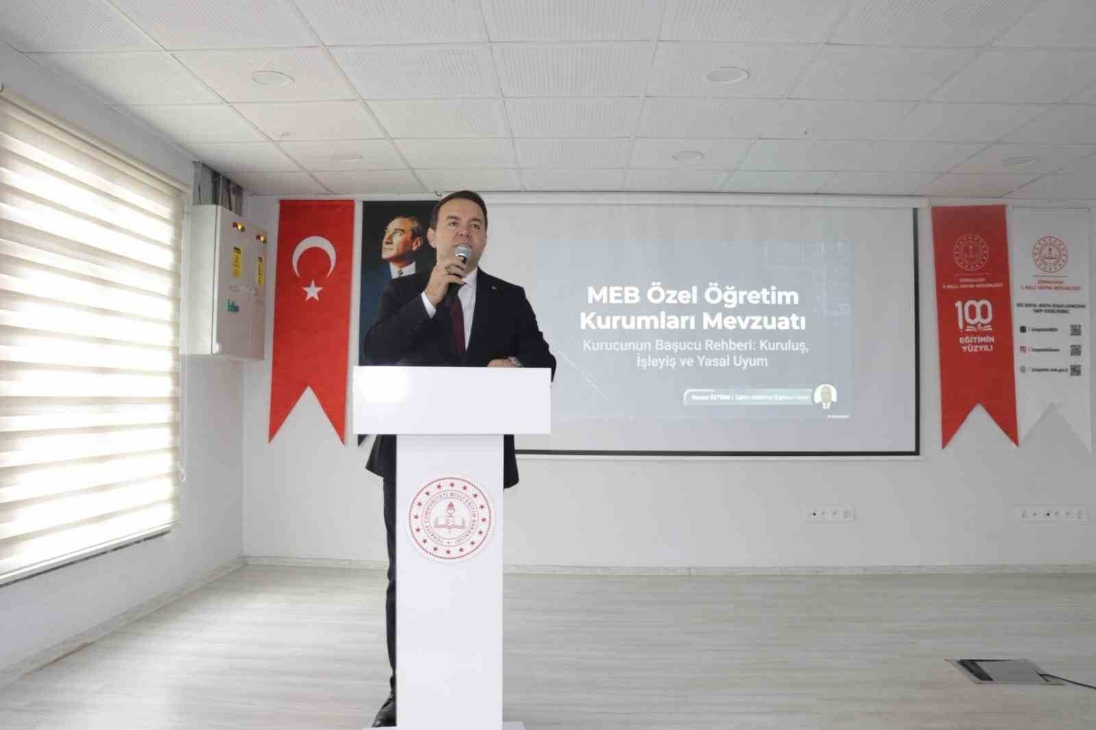 Özel öğretim kurumları müdürleri toplantısı gerçekleştirildi