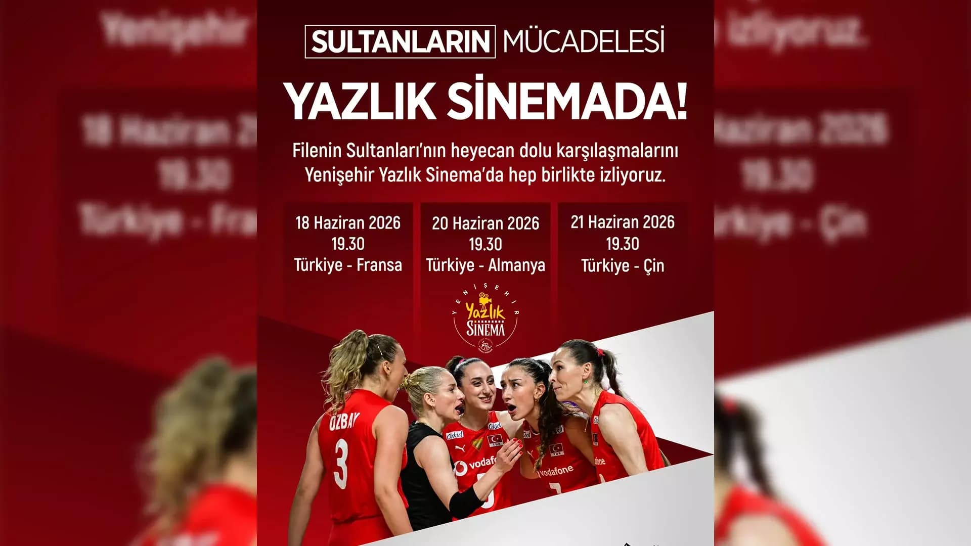 Yazlık Sinemada Voleybol Şöleni