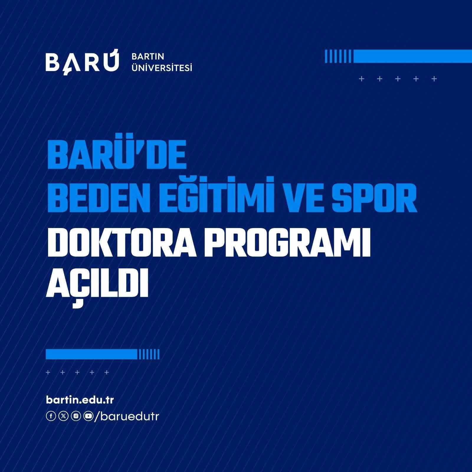 BARÜ’de Beden Eğitimi ve Spor doktora programı açıldı