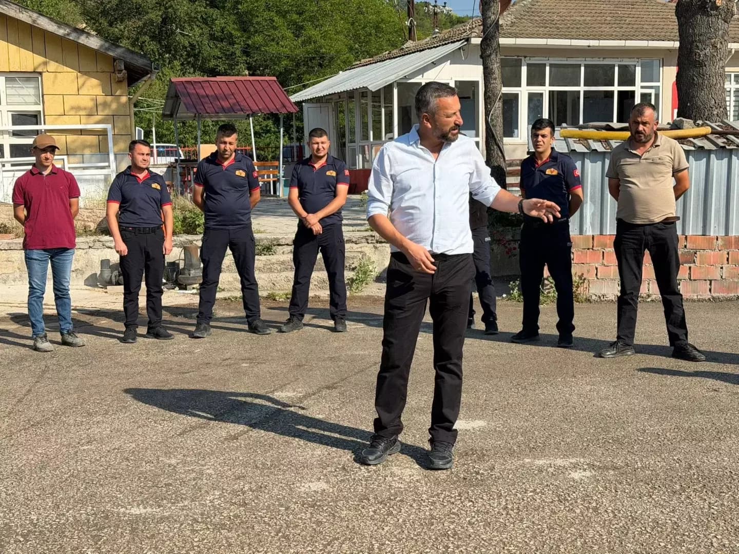 Başkan Cıva’dan garaj çalışanlarına ziyaret