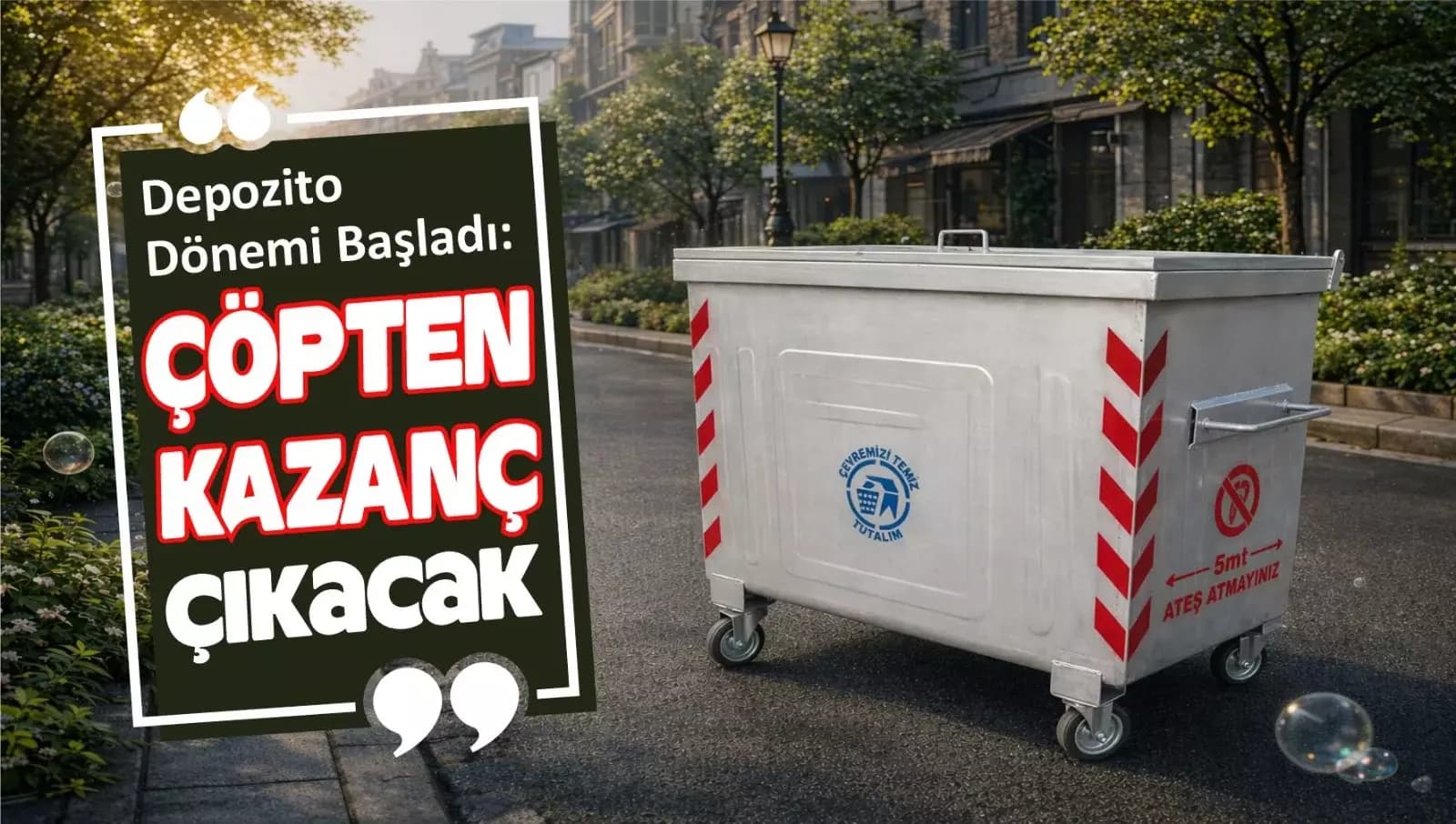 Çöpten kazanç çıkacak