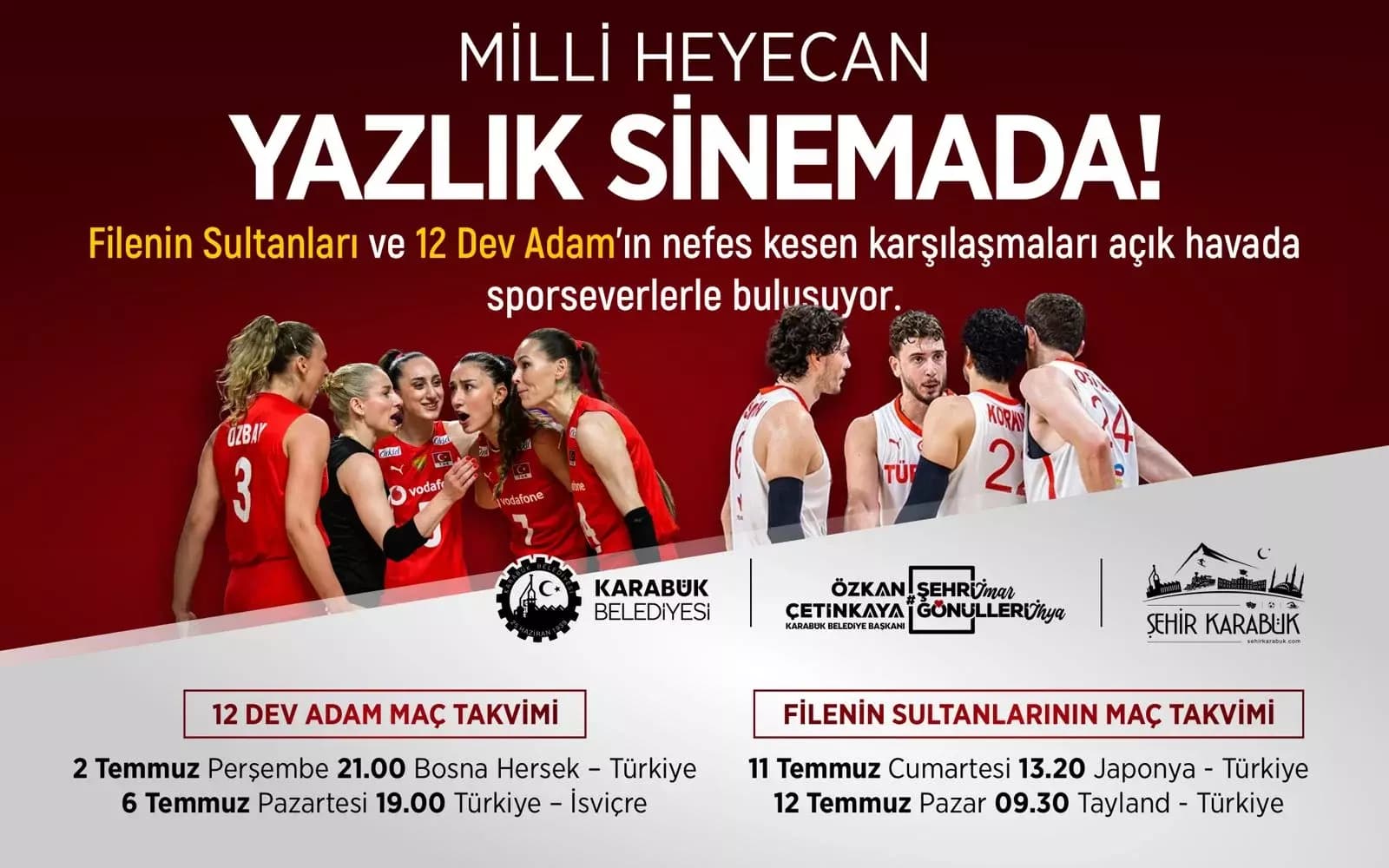 Milli Maç Heyecanı Yenişehir Yazlık Sinemada Yaşanacak