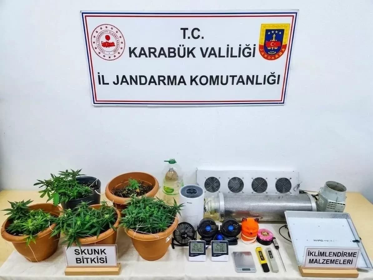 Karabük'te uyuşturucu operasyonu