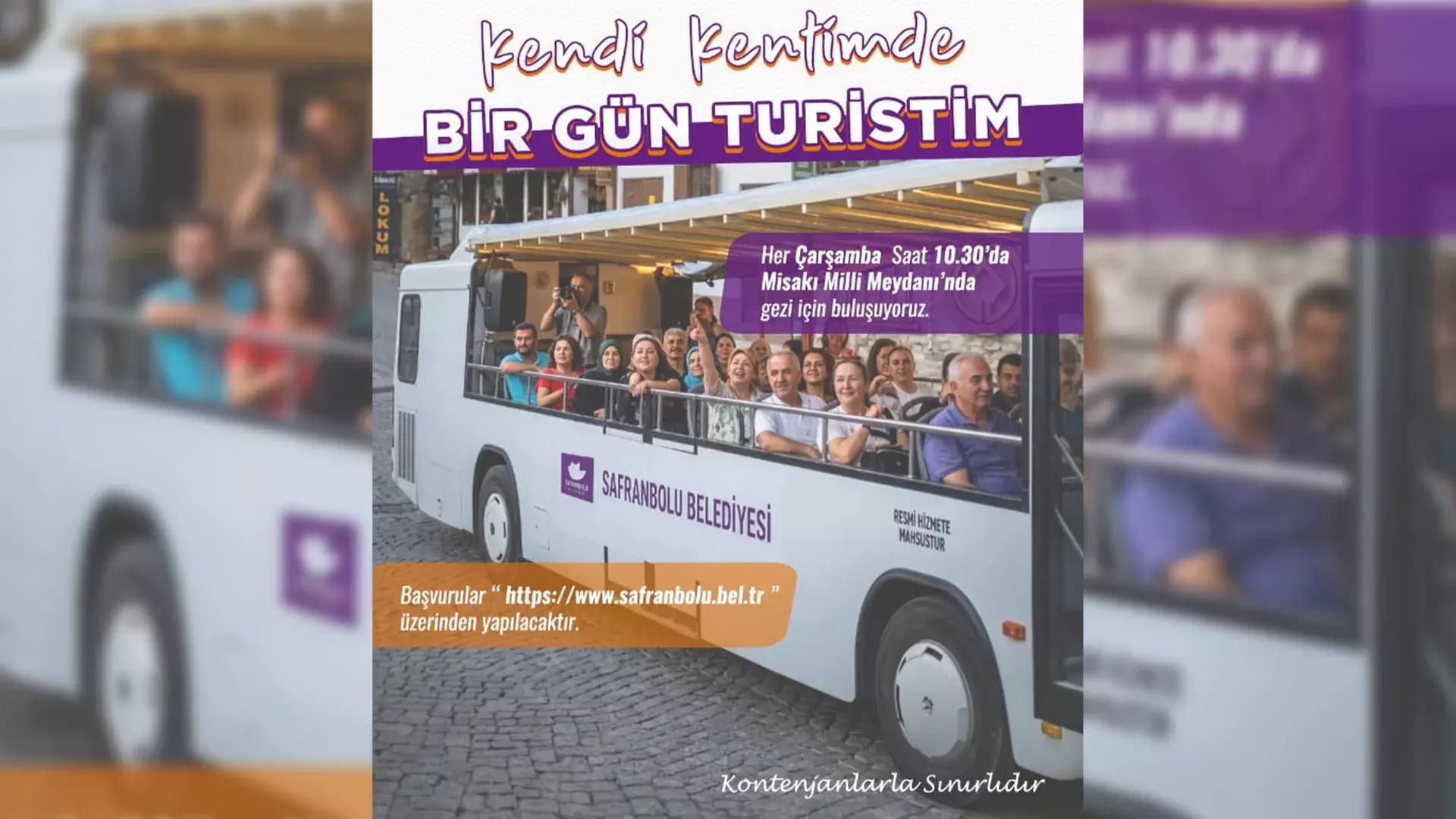 Kendi kentinde bir gün turist olma fırsatı
