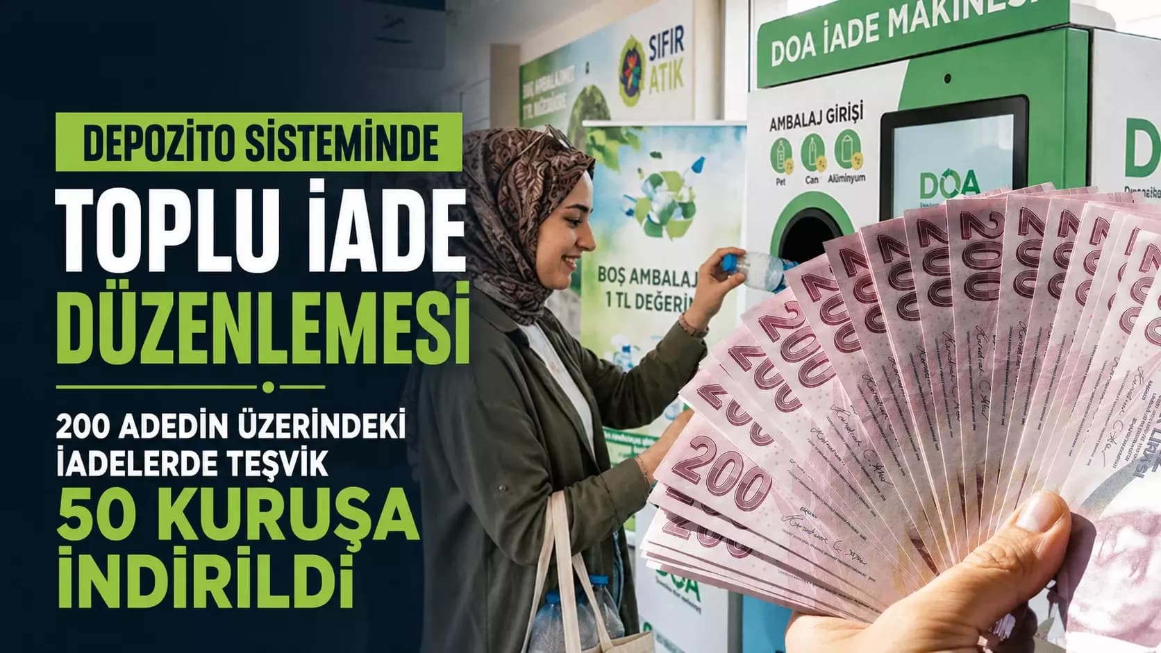 Depozito sisteminde toplu iade düzenlemesi