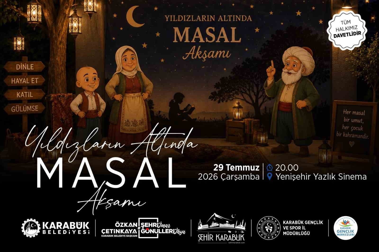 Karabük Belediyesi çocukları masal dünyasıyla buluşturuyor