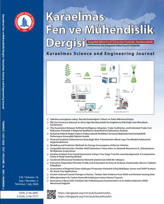 Karaelmas Fen ve Mühendislik Dergisi’nin 2’nci sayısı yayımlandı