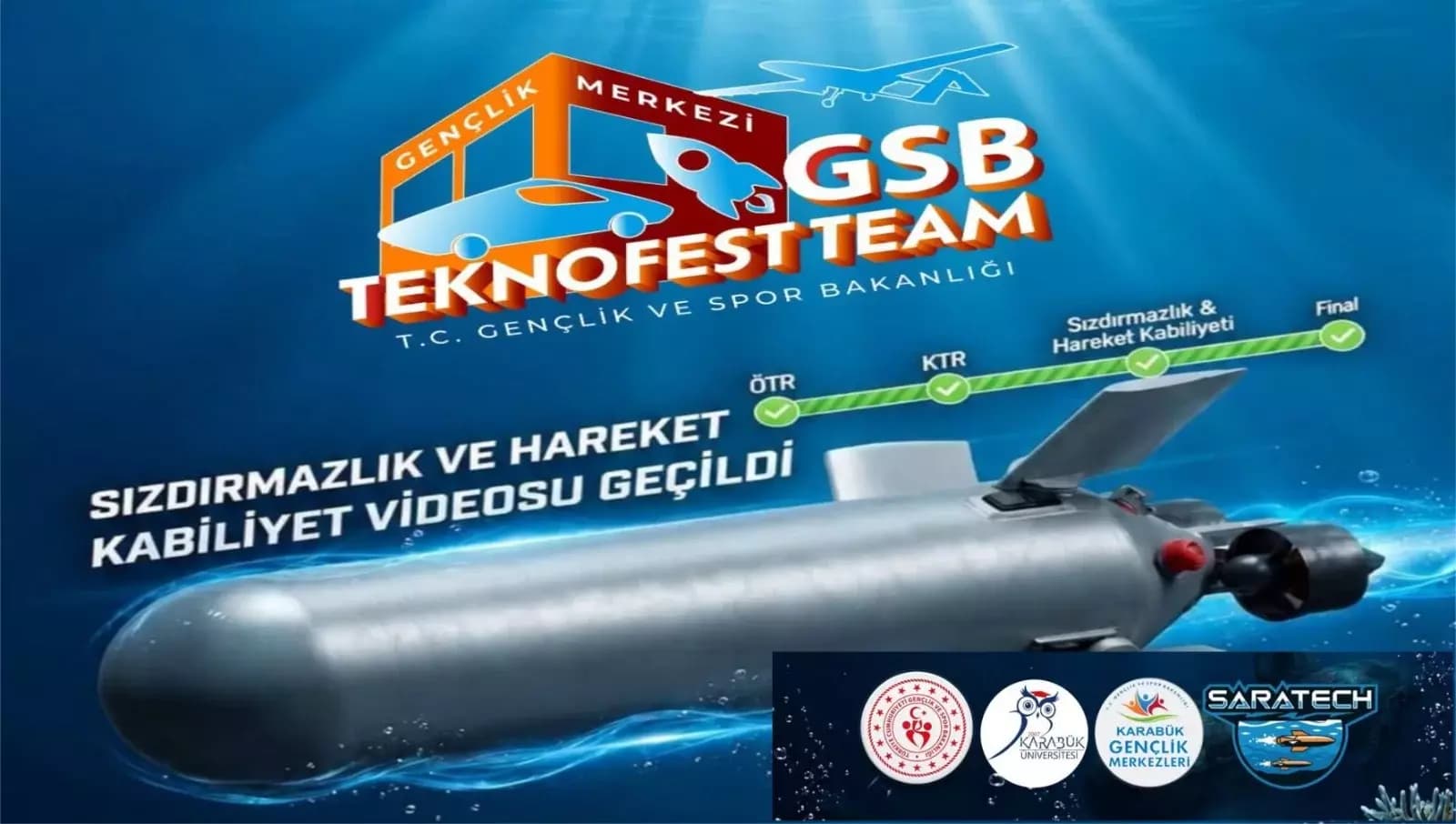 Karabük’ten Mavi Vatan’a büyük çıkış! SARATECH finalde, hedef şampiyonluk